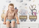 Samolepky na stenu VLAK samolepky na detský nábytok samolepka LOKOMOTIVA Značka iná
