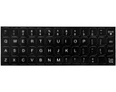 НАКЛЕЙКИ НАКЛЕЙКИ ДЛЯ НОУТБУКА КЛАВИАТУРЫ QWERTY PL 13х13 ММ