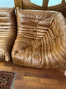 Zestaw sof ze skóry naturalnej vintage Togo design EAN (GTIN) 0702493567151