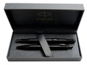 ШАРИКОВАЯ РУЧКА PARKER + АХРОМАТИЧЕСКАЯ ПЕРЬЕВАЯ РУЧКА