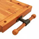 vidaXL Столешница с тисками 52x44x9 5 см Массив акации