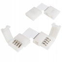 ZŁĄCZKA DO TAŚMY LED KĄTOWA RGB DO TAŚM KOLOROWYCH 10MM 4PIN 90 STOPNI