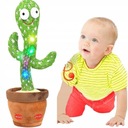 КАКТУС ТАНЦУЕТ, ПОВТОРИТ, ПОЕТ + LED ИГРУШКА 35см