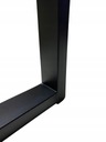 Kovové nohy Na stôl Loft Industrial čierne 40x72 cm Profil 4x2 cm 2 ks Kód výrobcu Noga 40x72 4/2