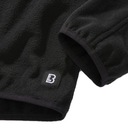 Fleecová mikina Brandit Fleece Troyer Black 3XL Dominujúca farba čierna