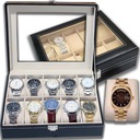 КОРОБКА-ОРГАНИЗАТОР ДЛЯ ЧАСОВ, 10 ШТ. КОРОБКА ДЛЯ ЧАСОВ В ПОДАРОК