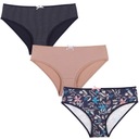 ЖЕНСКИЕ ТРУСИКИ С ЦВЕТОЧНЫМ ЭЛАСТИКОМ MORAJ R.M, 3 шт.