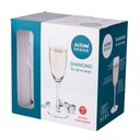 Набор бокалов для шампанского Altom Design Diamond, 180 мл, 6 шт.