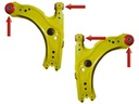 POLYURETHANE INSERTS SWINGARM FRONT VW AUDI SEAT SKODA 