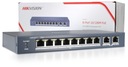DS-3E0310P-E/M КОММУТАТОР PoE, 10 ПОРТОВ, 8x PoE, 2x Uplink ДЛЯ IP-КАМЕР Hikvision