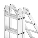Прочная, шарнирно-сочлененная, складная, многофункциональная алюминиевая лестница 4x4 ВЫШЕ