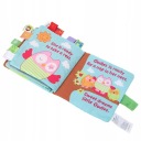 Книга тканини для немовлят Cute Animal Lrning Rattle Wr FP