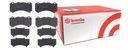 ZAPATAS HAM.PRZOD JEEP GRAND CHEROKEE IV BREMBO 