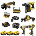 НАБОР ИНСТРУМЕНТОВ DEWALT COMBO 5 шт. 18 В 3x5,0 Ач