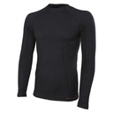 Мужская футболка Brubeck Active Wool, черная, XL