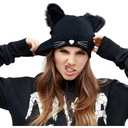 КОШАЧЬИ УШИ зимняя ШАПКА женская, теплая кошачья, МОЛОДЕЖНАЯ