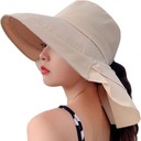 Kapelusz typu bucket damski letni kapelusz przeciwsłoneczny z ochroną Waga produktu z opakowaniem jednostkowym 0.5 kg