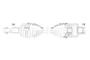 NTY DEMI-ARBRE MENÉE JEEP GRAND CHEROKEE III 05-10 COMMANDER 05-11photo 10