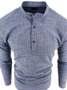 РУБАШКА МУЖСКАЯ, СИНЯЯ, 3 ПУГОВИНЫ, XL
