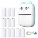 DRUKUŚ МИНИ ПОРТАТИВНЫЙ ТЕРМОПРИНТЕР ДЛЯ ФОТОГРАФИЙ + 11 РОЛИКОВ