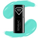 SEMILAC 439 Гибридный лак для ногтей сильный бирюзовый 7 мл