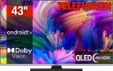 Смарт-телевизор 43 дюйма QLED Telefunken D43Q701X2CW DVBT2 4K Android 11