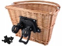 КОРЗИНА ДЛЯ ВЕЛОСИПЕДОВ ПЛЕТЕНАЯ КОРЗИНА ДЛЯ ВЕЛОСИПЕДОВ CLICK ECO LARGE 35x27,5x24,5 CLASSIC