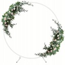 РАМА ПОДСТАВКА КОЛЕСО ОБОД ШАРА БЕЛЫЙ МЕТАЛЛ 2М СВАДЬБА СТЕНА ДЛЯ ПРИЧАСТИЯ