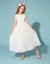 Biała sukienka dla dziewczynki 3 lata Bella Danna Kolor biały