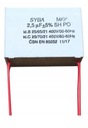 KONDENSATOR 2,5uF 450V ROZRUCHOWY SYBA MKP