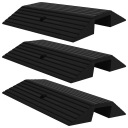 vidaXL Пороговые перемычки 3 шт. 49x40x8 см Резина