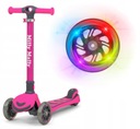 Надежный трехколесный светодиодный самокат для детей! Boogie Pink 3+ РОЗОВОЕ КАЧЕСТВО