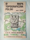 Grodzisk Wielkopolski mapa topograficzna 1991 r.