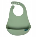 Lovi СИЛИКОНОВЫЙ нагрудник с фисташковым карманом