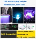 ОСВІТЛЕННЯ USB LED (СВІТЛОДІОД) 10 ШТУК ЖОВТЕ ФАРА АВТОМОБІЛЬНА ФІШКА 5V  (18896006863) фото min 4