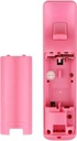 Контроллер Aufglo Wii Розовый с силиконовым чехлом и ремешком на запястье