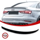 AUDI A3 8V LOTKA СПОЙЛЕР БОКОВОЙ 2013-2020 S-LOOK ЧЕРНЫЙ ГЛЯНЦЕВЫЙ