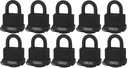 ABUS 10 НАВЕСНЫХ ЗАМКОВ ДЛЯ 1 КЛЮЧА МОРСКОГО НАРУЖНОГО ЗАМКА