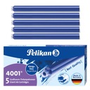 Картриджи 4001 длинные GTP/5 синие PELIKAN