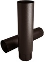 Водосточная труба Flamingo BUDMAT 90мм - 1м коричневая
