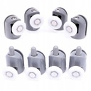 НАБОР РОЛИКОВ ОДИНОЧНЫЕ РОЛИКЫ НАБОР НАКЛАДОК НА ДВЕРИ ДУШЕВОЙ КАБИНЫ 25ММ