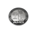 Наклейка Эмблема AMG серебро 50мм