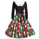 Maxi šaty S Výstrihom V A Elegantné Kožušinové Povrchová úprava Na Vianoce Hmotnosť (s balením) 0.32 kg