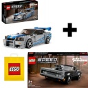 LEGO SPEED NISSAN SKYLINE GTR R34 76917 + LEGO 76912 FAST&FURIOUS SET