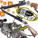 СТРЕЛЬБА GONHER METAL SHOT ДЛЯ КОВБОЙСКИХ КЕПОК, ВИНТОВКА НА 8 ВЫСТР.