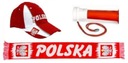Polska Zestaw kibica Reprezentacji szalik czapka z daszkiem baseball trąbka
