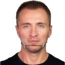 Защитная маска, прозрачная, полукозилок