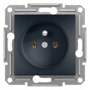 Schneider ASFORA Электрическая розетка антрацит