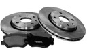 Диски х2 + колодки CITROEN C1 PEUGEOT 107 AYGO