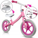 Rowerek biegowy lekki rower dziecięcy dla dziewczynki koła EVA 12&quot; różowy Hamulec Brak